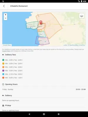 Cittadella Restaurant android App screenshot 0