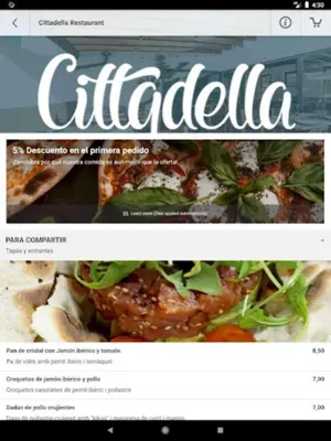 Cittadella Restaurant android App screenshot 1