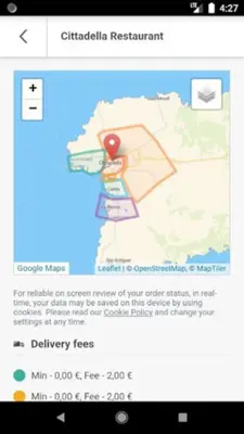 Cittadella Restaurant android App screenshot 4